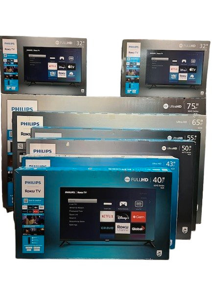 BLOWOUT WAREHOUSE CLEARANCE SALE ON PHILIPS 4K SMART LED TV in TVs in City of Toronto