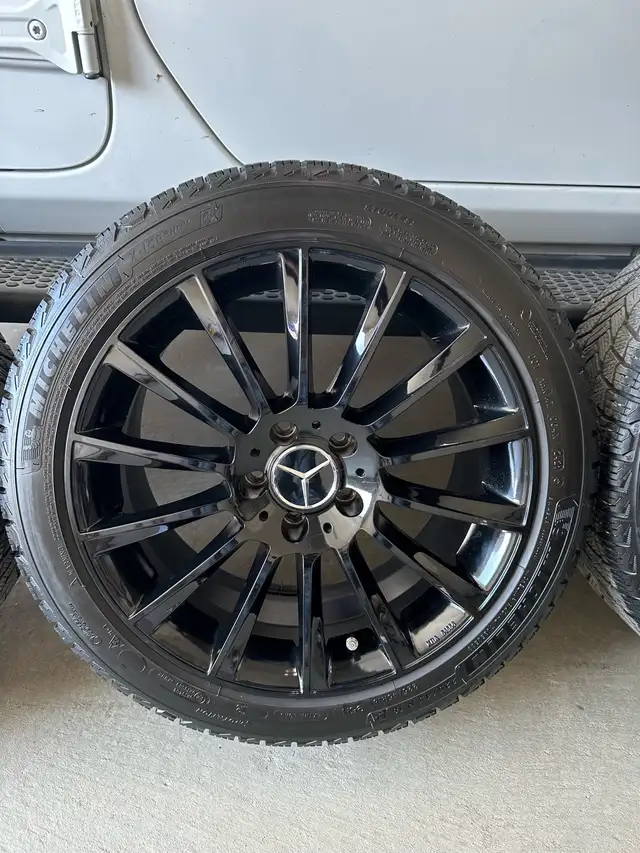 225/45 R18 Michelin Winter Tires with Mercedes AMG Rims in Tires & Rims in Calgary - Image 3