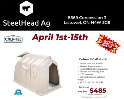 Deluxe 2  calf hitch.  SPRING SALE, View more