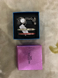 Coach watch and bracelets