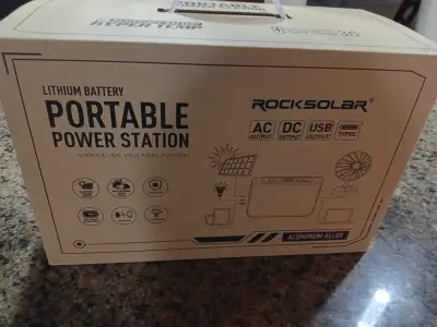 Brand new solar generator and solar panel for sale. Never opened. Bought as a Christmas present. Cha...