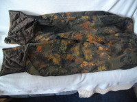 Padded Camo Pattern Pants XL