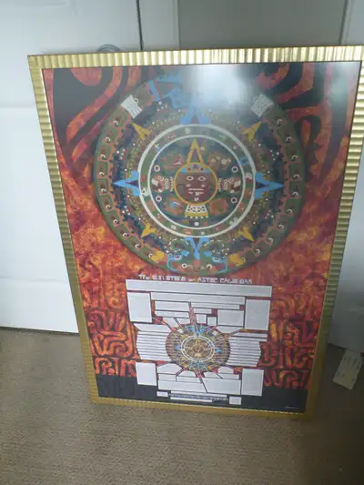 Maya Calendar Framed poster, View more