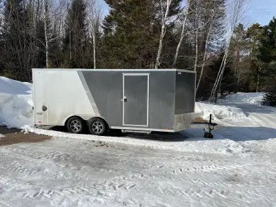 2021 Pace America enclosed trailer side door rear ramp