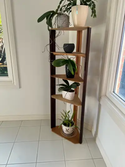 Wooden Corner Plant Stand, View more