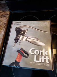 Wine opener Cork lift