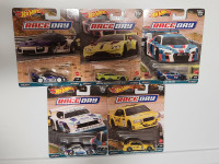 Hot Wheels "Race Day" premium set of 5