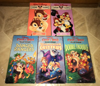 Chip 'N Dale Cartoon Classic & Recue Rangers VHS Lot x 5
