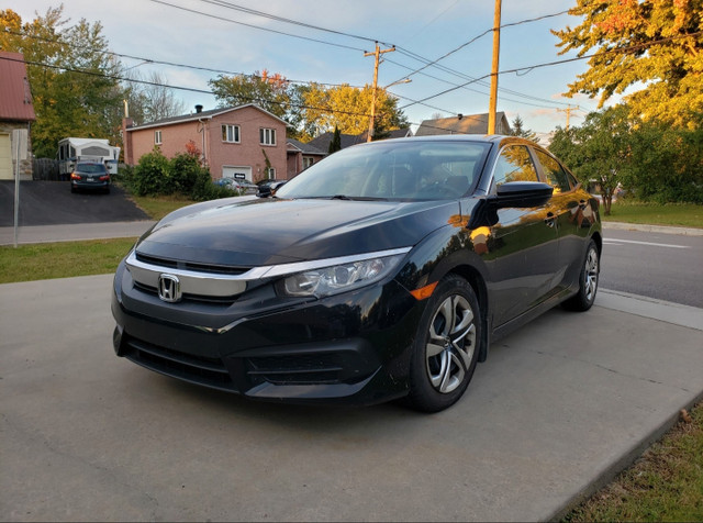 Honda Civic 2018 comme neuve, propriétaire directement. Une taxe dans Autos et camions  à Ville de Montréal