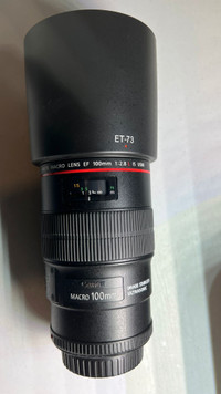 Canon   100mm macro    2.8 IS L-$850