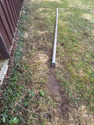 2 inch galvanized pipes - make great fence posts, View more