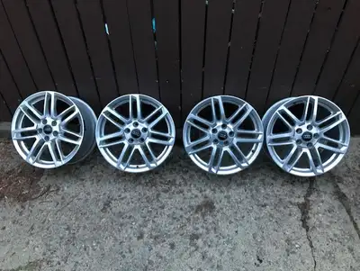 Four 18" Rims excellent condition. For Audi TT 5x112 - 50mm offset. MSRP $767 each. See Pictures/Scr...
