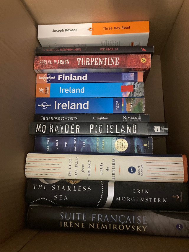 Box of books in Fiction in Edmonton