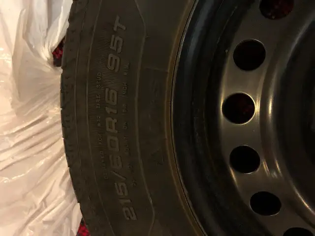 Winter tires on Rims, Goodyear 215 60 R16 in Tires & Rims in City of Halifax - Image 4