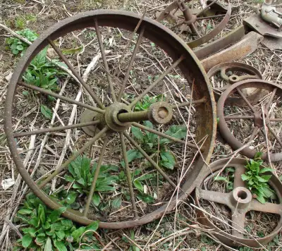 Metal Spoked Wheel, View more
