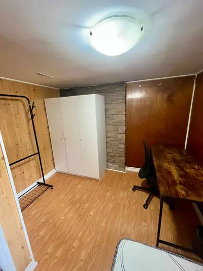 *Please MESSAGE before calling Sharing for someone who's offering a one bedroom in the basement for...