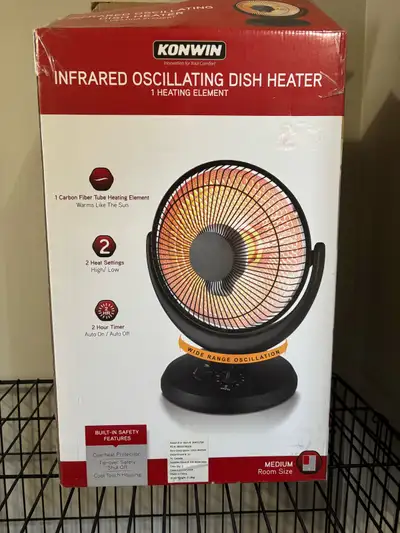 Infrared Oscillating Dish Heater , View more