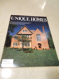 Vintage 1987 Unique Homes -The Magazine of Luxury Real Estate
