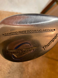 Pure Spin Thumper Series Diamond Faced Wedge - right handed