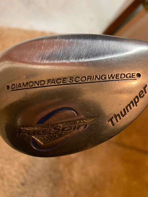 Pure Spin Thumper Series Diamond Faced Wedge - right handed in Golf in Mississauga / Peel Region