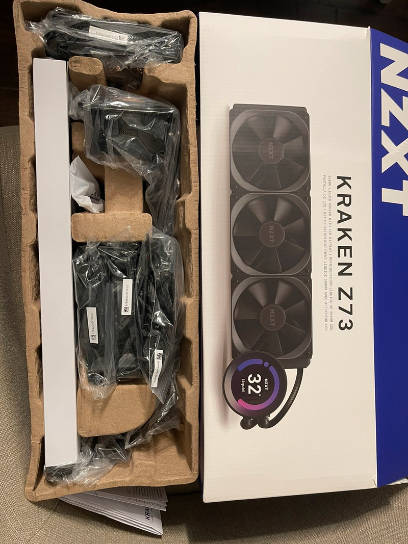 LIKE NEW NZXT Z73 360mm AIO RGB CPU Liquid Cooler System Components Calgary Kijiji