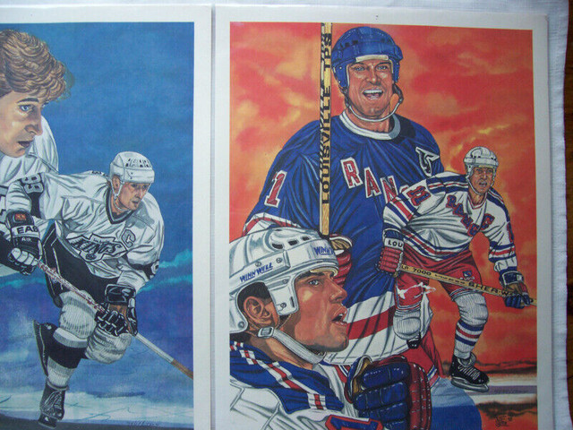 Wayne Gretzky limited edition numbered  hockey print 1992 in Arts & Collectibles in Trenton - Image 3