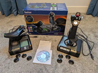 Saitek X52 Pro Flight System/ HOTAS, View more