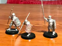 3 Warhammer-Middle Earth Metal (spear+shield troops) from Evil.