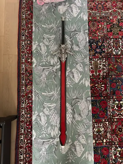 Giant Devil May Cry (DMC) Rebellion sword replica, Dante's iconic blade, red version, 54 inches long...