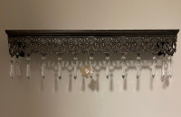 Bowring home decor shelf with crystal 