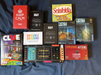 Board and card game lot 