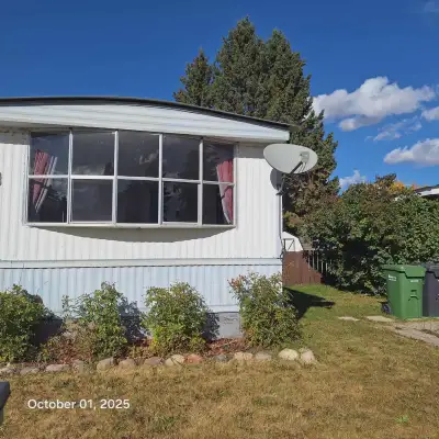 Cozy unfurnished mobile home for rent in Red Deer Village. Pets welcome for $50 / month Rent is $140...