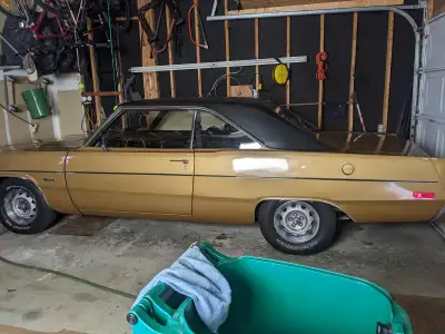 Scamp with a 225 slant 6 under the hood. Great little car to drive, new stainless exhaust front to b...