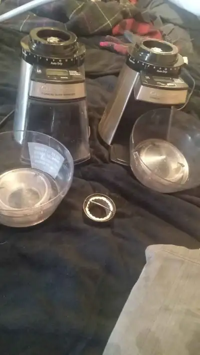 $15 AS IS Set of 2 Cuisinart Conical Burr COFFEE Grinders, View more