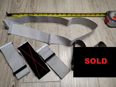 Selling the following IDE cables for hard drives and CD/DVD drives: 2 x HDD cables - 17.5 inches and...