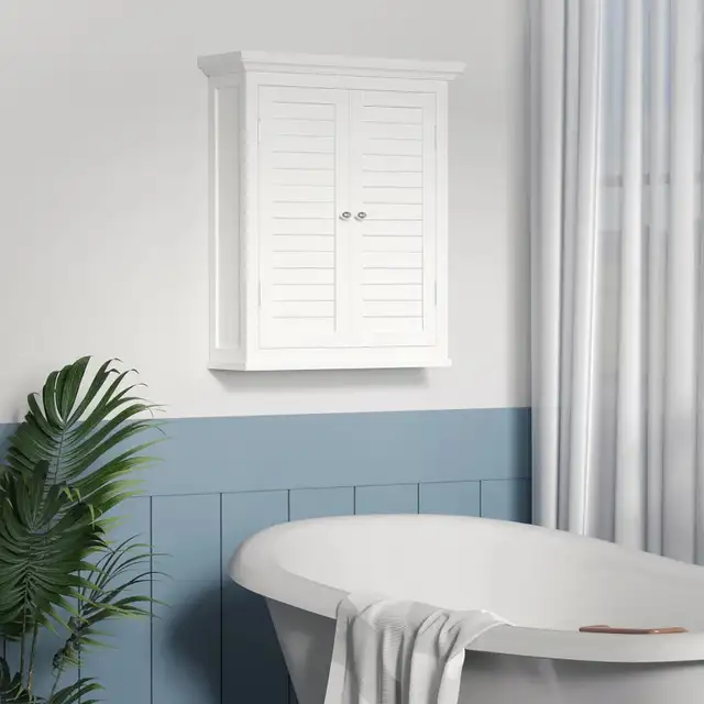 Over Toilet Storage Cabinet, Bathroom Wall Cabinet with Adjustab in Bookcases & Shelving Units in Markham / York Region - Image 9