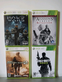 XBOX 360 Games Call of Duty MW2 & 3 ,HALO IS SOLD ,Assassin's