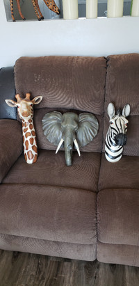 Safari heads decoration