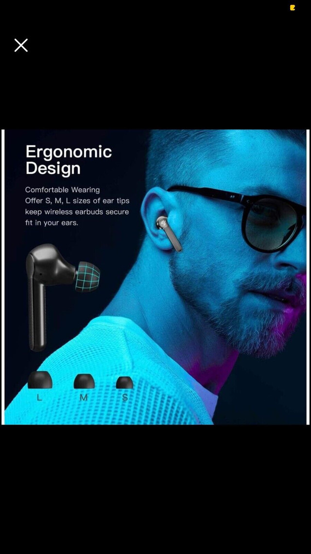 Brand new Wireless Earbuds,Bluetooth 5.0 Earbuds Waterproof in Headphones in Markham / York Region - Image 2