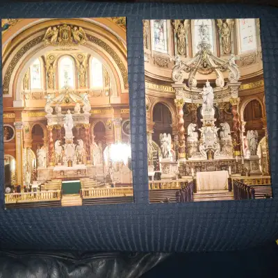 I'm offering a set of two vintage postcards featuring the interior of Maria Stein Shrine of the Holy...