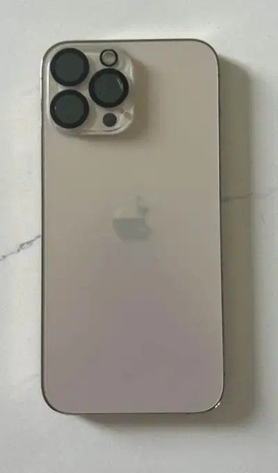 Gold iPhone 13 Pro Max 128GB Unlocked, works perfect with no issues. Prior to buying, you can fully...