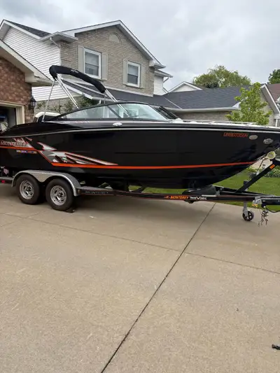 2016 Monterey 218SS Excellent condition Custom tandem trailer 4.5 Mercruiser Dual batteries Stainles...