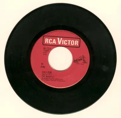 Two 1968 Monkees  Vinyl 45s Valleri D W Washburn Mike Nesmith, View more