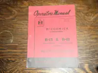 McCormick B-12, B-13 Mounted Plough Operators Manual, Parts list