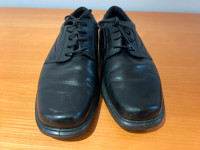 Mens Ecco Black Leather Dress Shoes