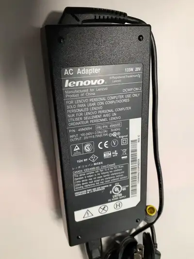 Lenovo LapTop charger, View more
