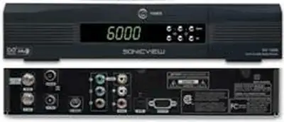 Sonicview SV1000 FTA satellite receiver in like new working condition with remote and owner's manual...