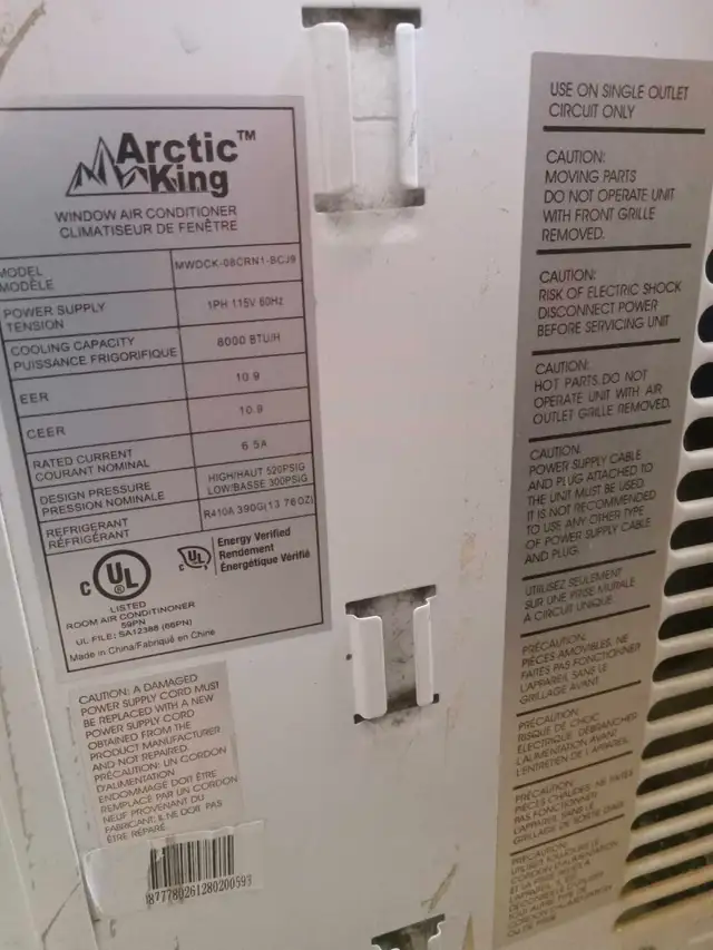 Aire climatisé de fenêtre 8000 et 5000 btu in Windows, Doors & Trim in Laval / North Shore - Image 8