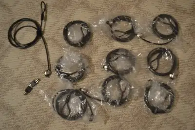 Kensington Lock Cables (x11) and 2 Keys, View more