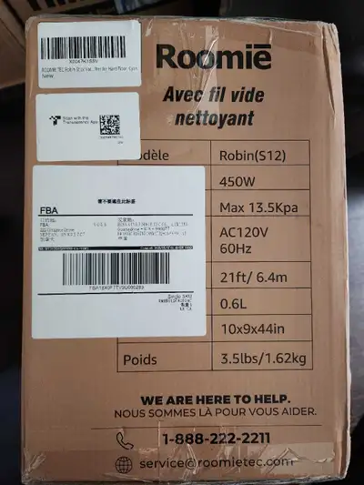 Unopened Corded vacuum, View more
